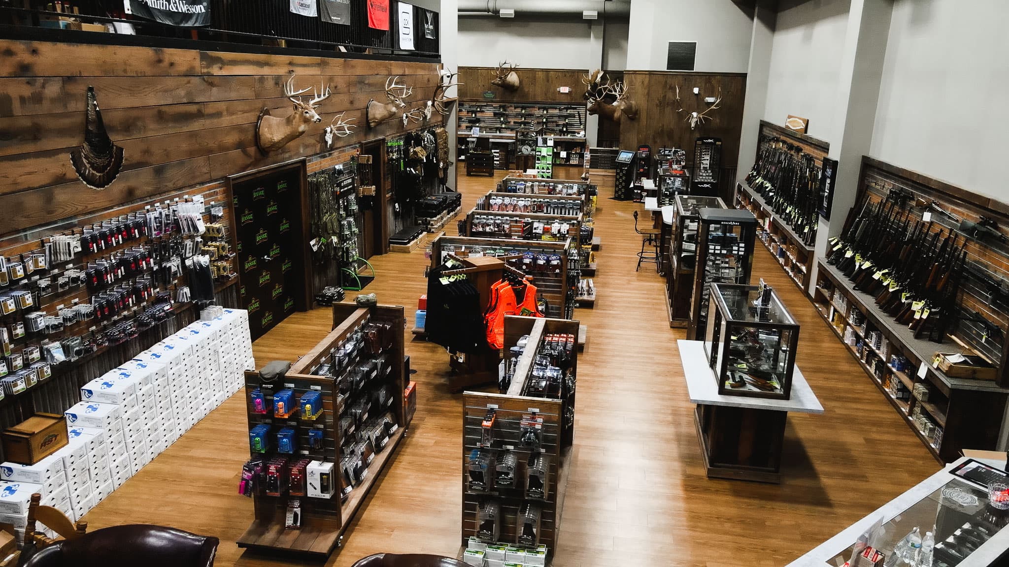 Indoor shooting lanes at The Range by Jimmy Primos