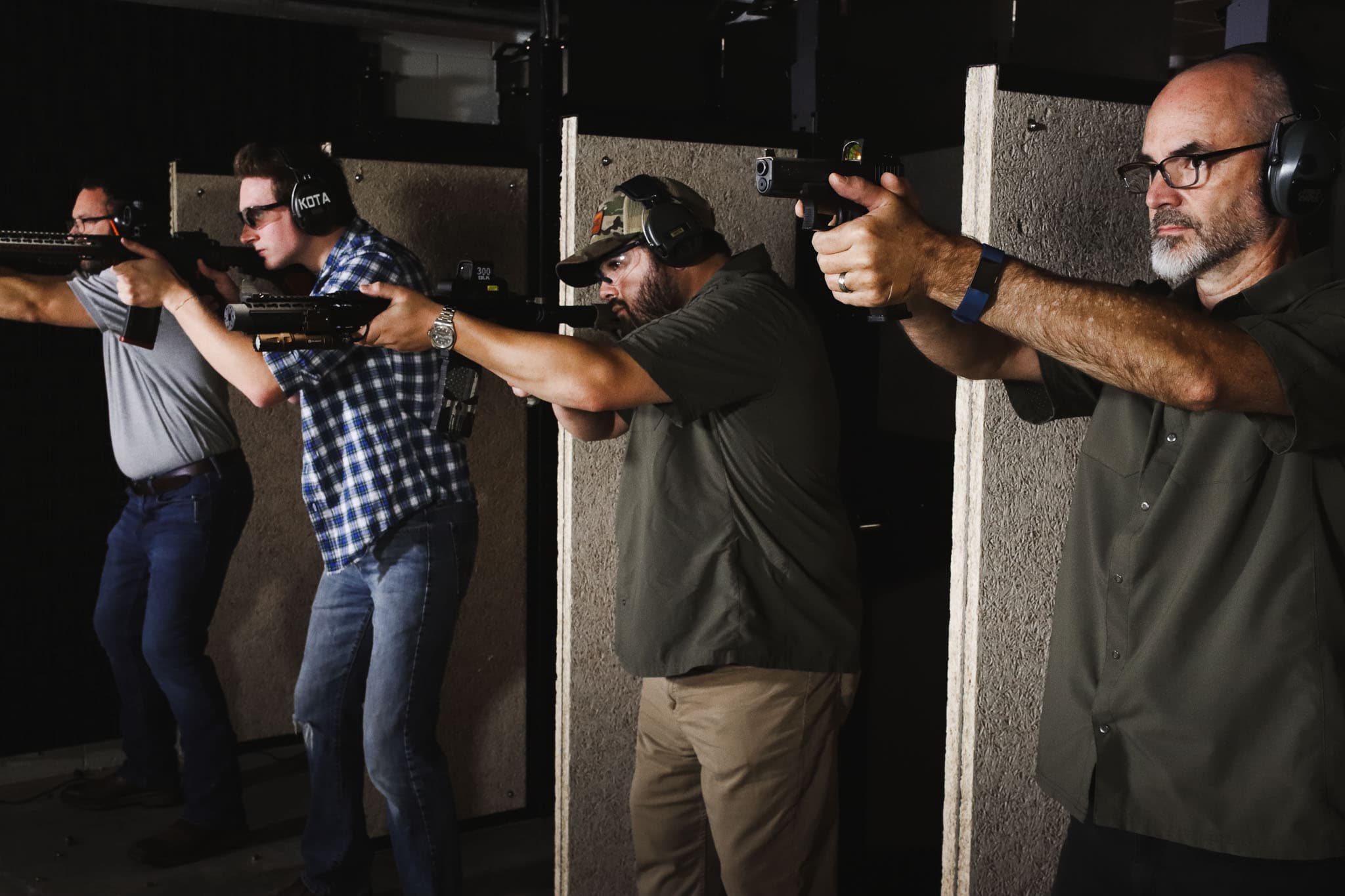 A group gathering at The Range